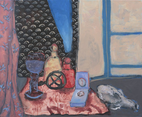 Flacons et instruments - 15F (65 x 54) - huile sur toile